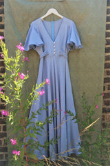 Margot Maxi Dress in Cornflower Blue