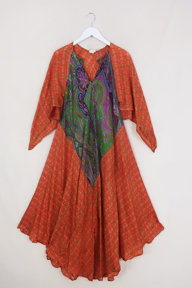 Goddess Adini Kaftan Apricot Nouveau L/XL All About Audrey
