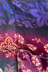 Blossom Midi Halter Dress - Purple Kaleidoscope Floral - Free Size S-L