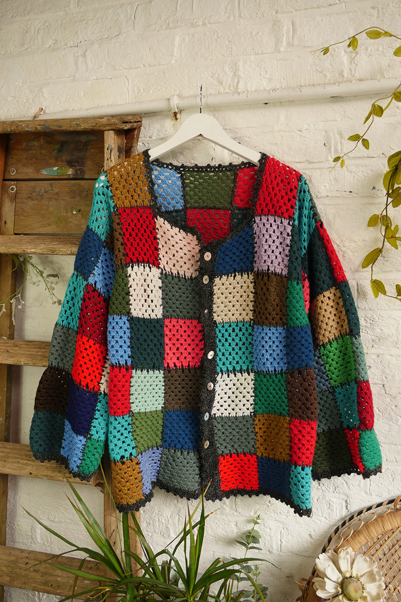 Patchwork Jumper Knitting Pattern Patchwork Cardigan Knitting