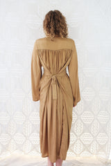 Khroma Gaia Kaftan Dress in Golden Sands - Free Size