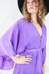 Khroma Aquaria Robe Dress in Electric Violet - Free Size