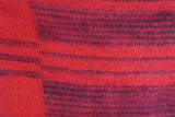 Candy, Rosewood & Black Striped Indian Shawl/Blanket