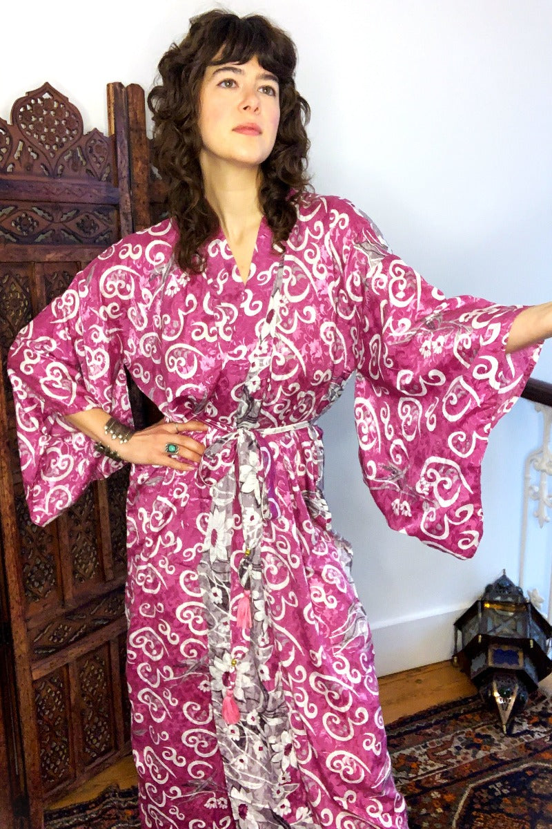 Vintage kimono dressing gown online