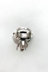 back silver plated elephant ring from our collection of bohemian turkish jewellery by all about audrey