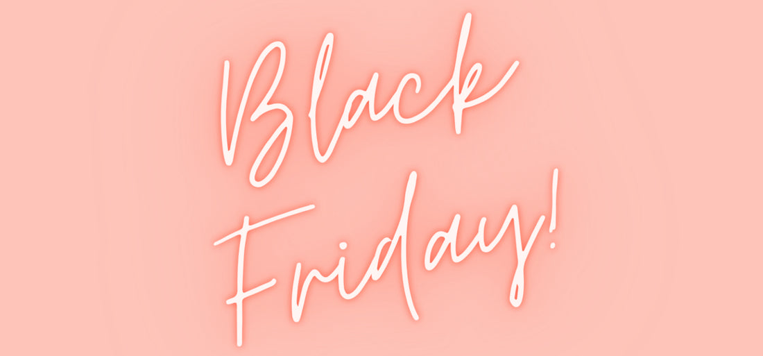 black friday graphic all about audrey