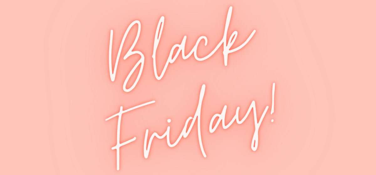 black friday graphic all about audrey