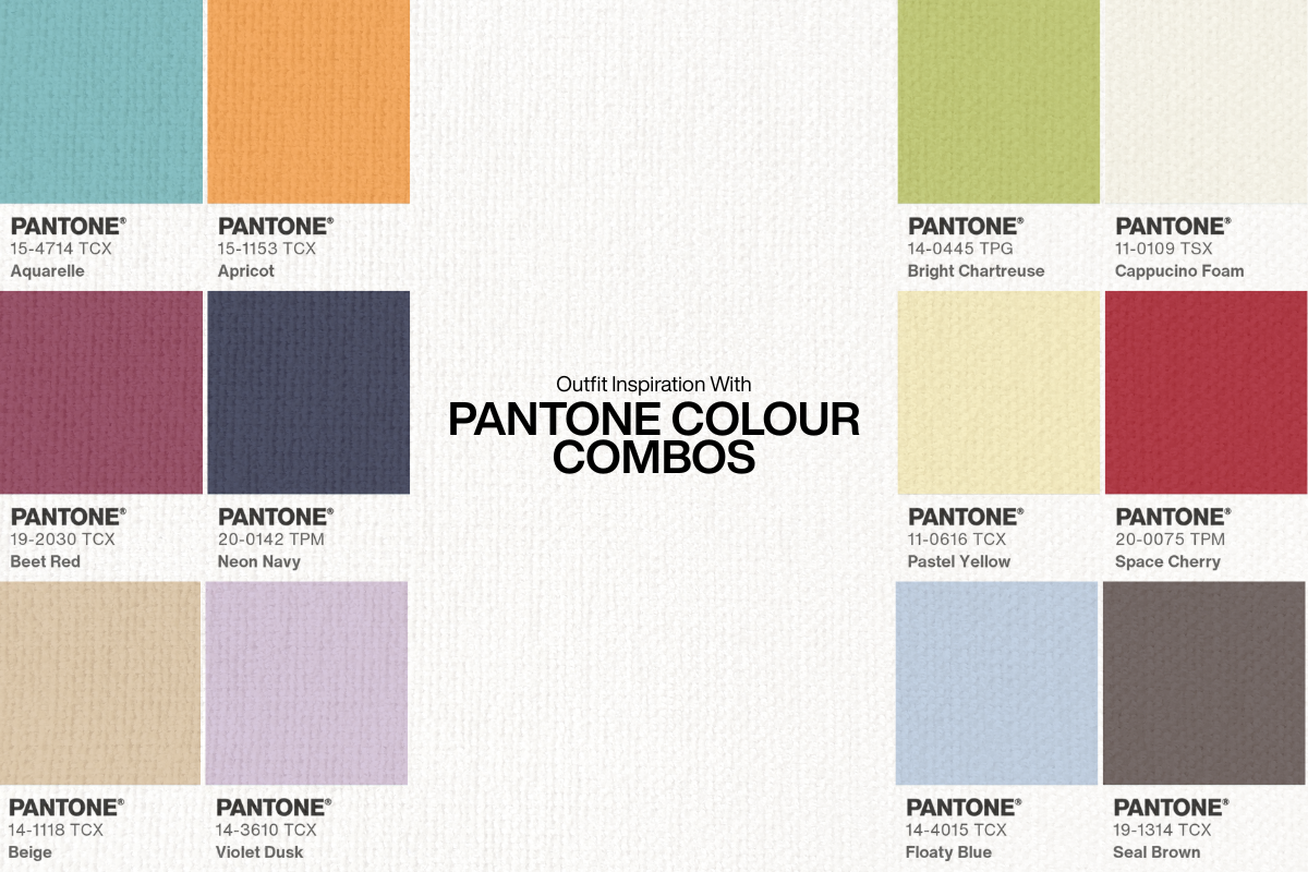 Building Outfits From Pantone Colour Combos