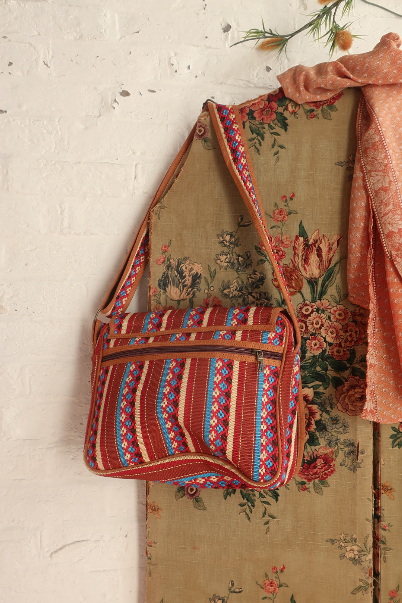 Vintage Bag - Paint Box Book Bag