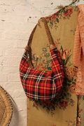 Vintage Bag - Red Tartan