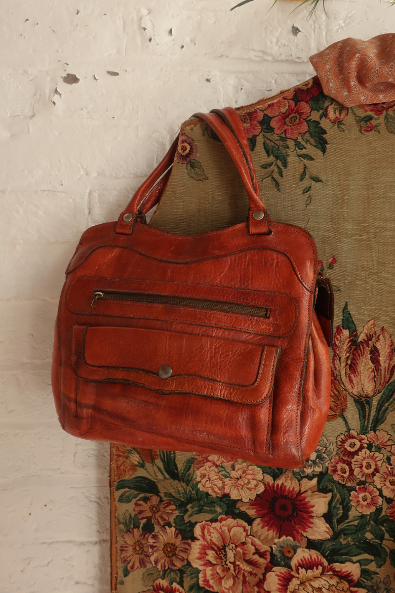 Vintage Bag - Bookish Clutch