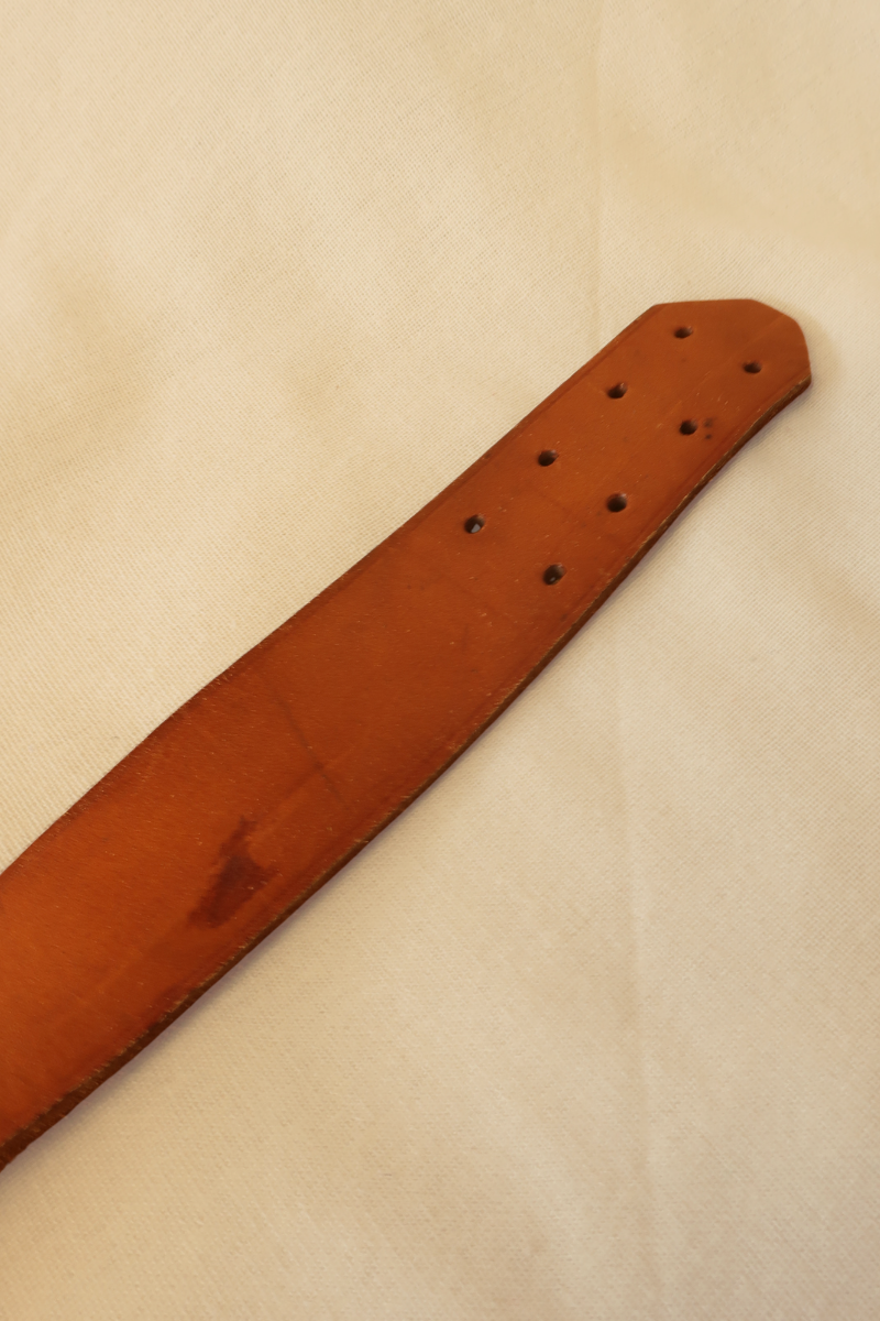 Vintage Belt - Warm Brown Leather