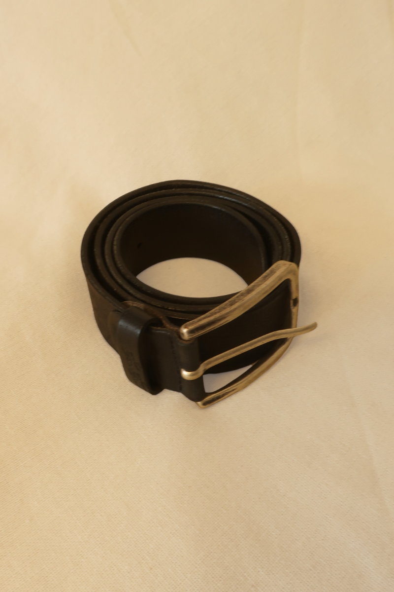 Vintage Belt - Floral Embossed Leather