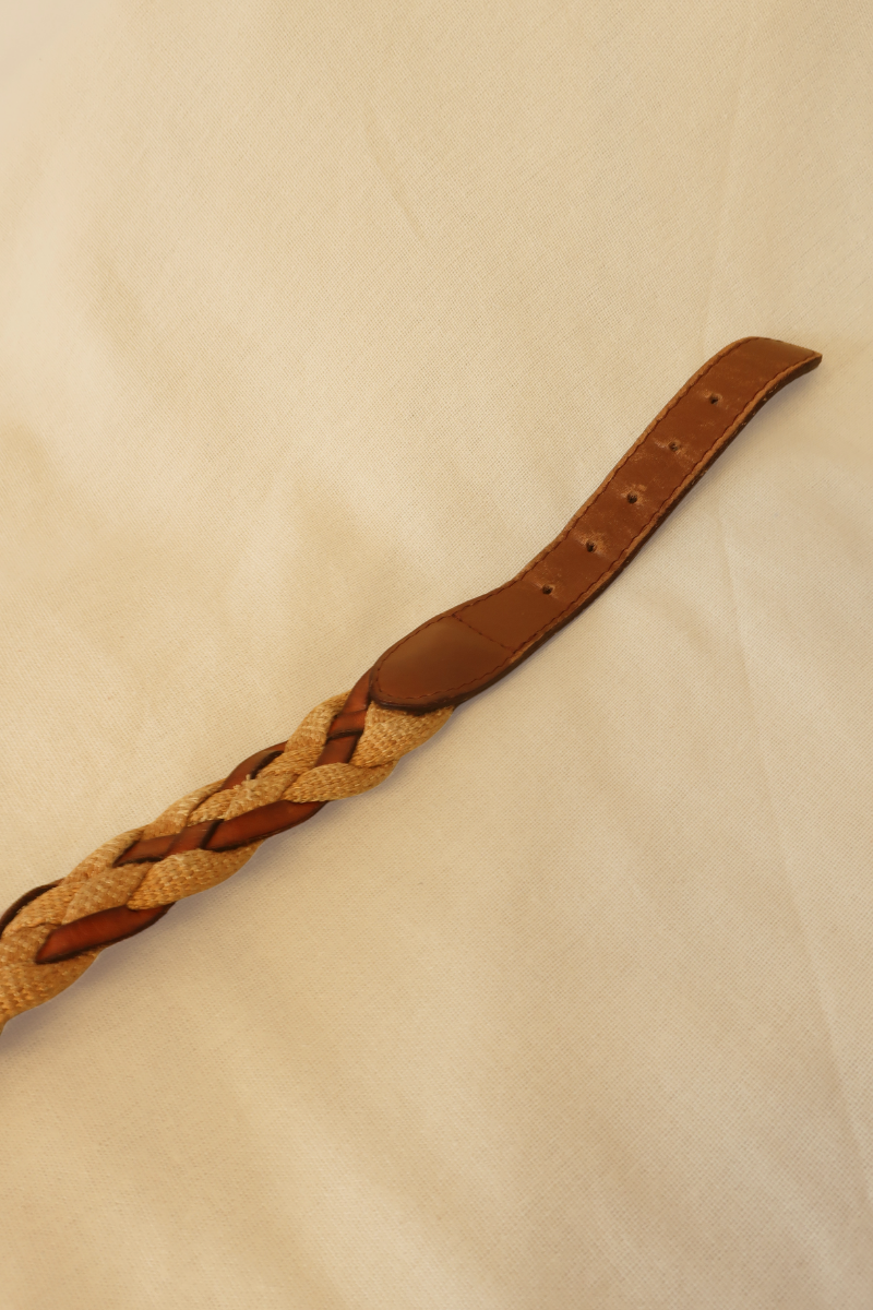 Vintage Belt - Sandy Woven Braid