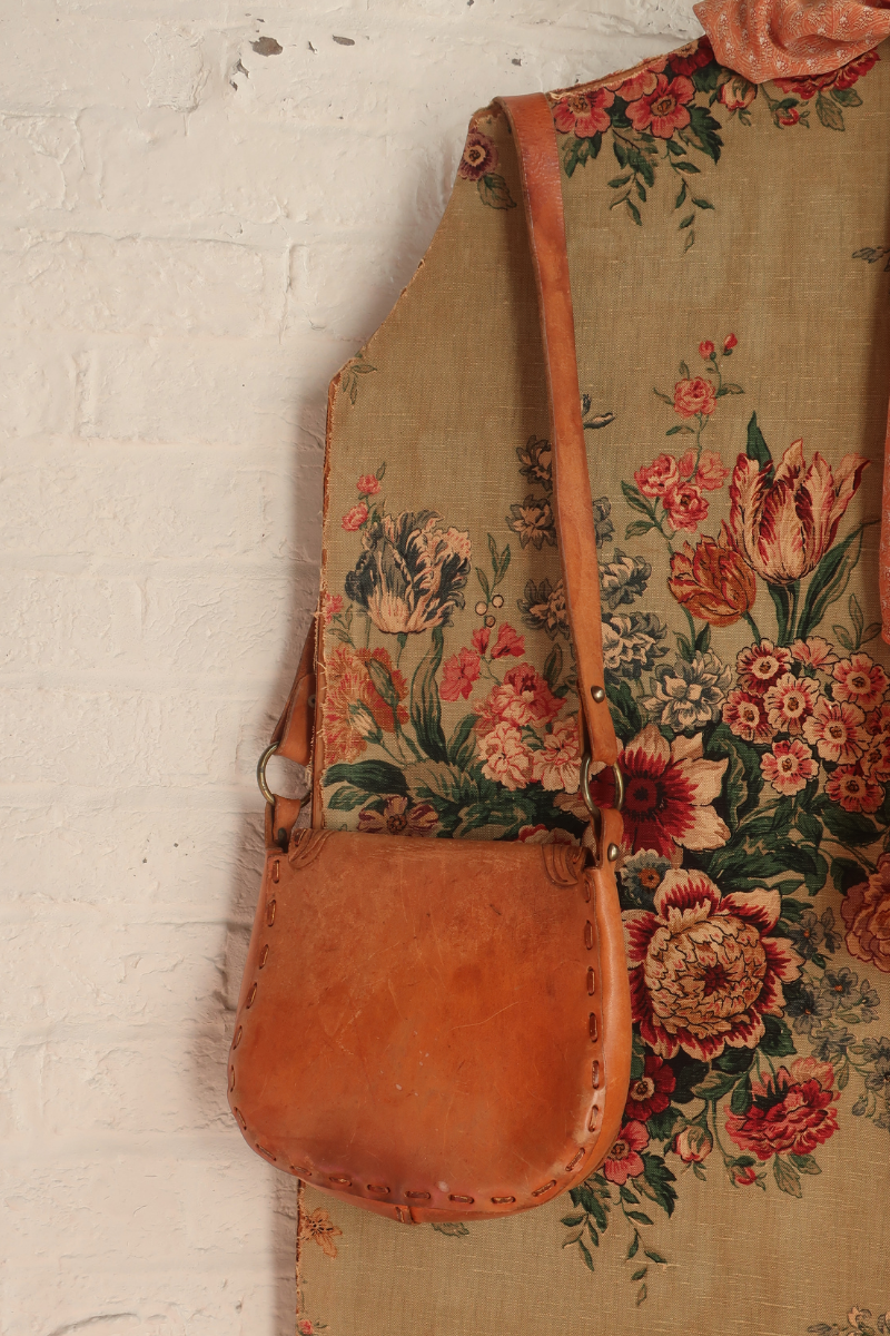 Vintage Bag - Embossed Orchid Leather