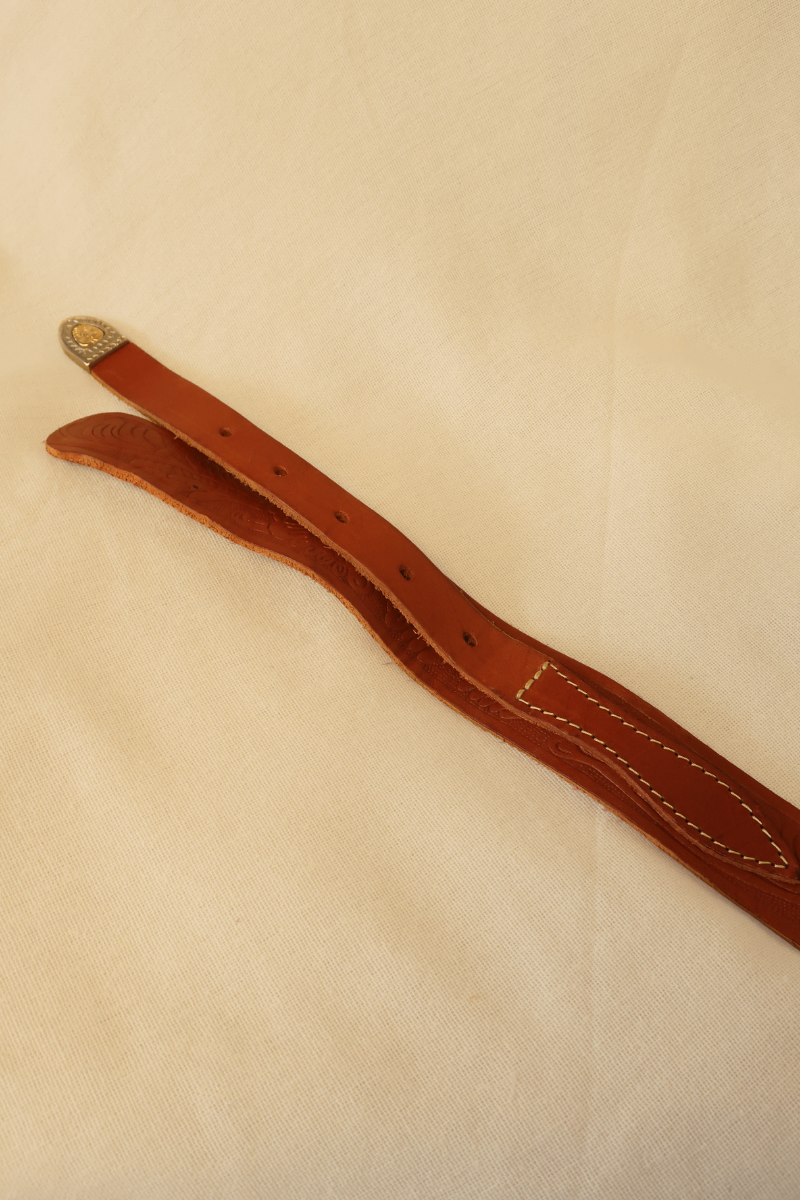 Vintage Belt - Cowboy Silver & Gold