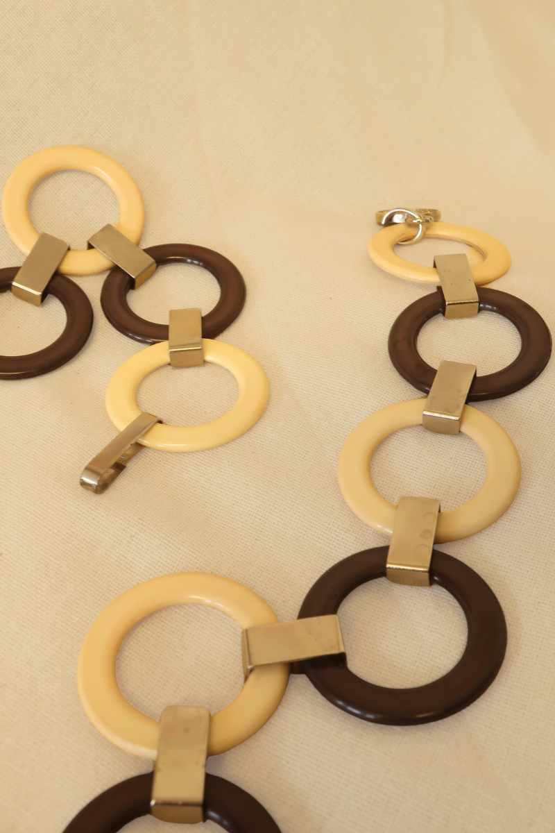 Vintage Belt - 60s Lucite Discs