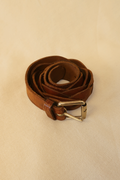 Vintage Belt - Chestnut Braided Leather