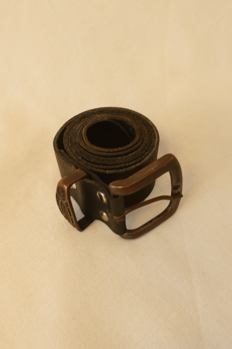 Vintage Belt - Black Leather