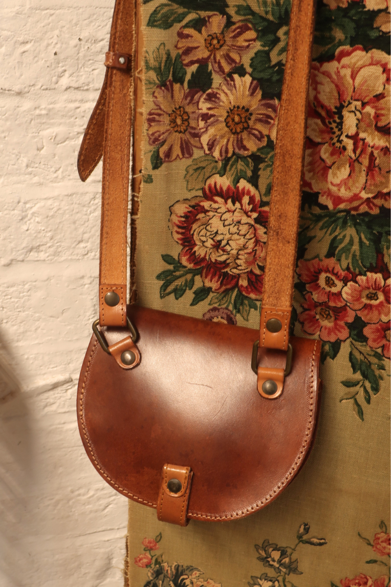 Vintage Bag - Embossed Ivy Leather