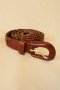 Vintage Belt - Mahogany Leather