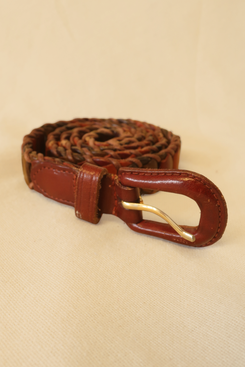 Vintage Belt - Mahogany Leather
