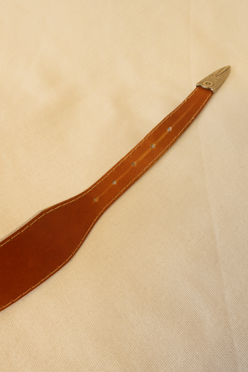 Vintage Belt - Western Tan Leather
