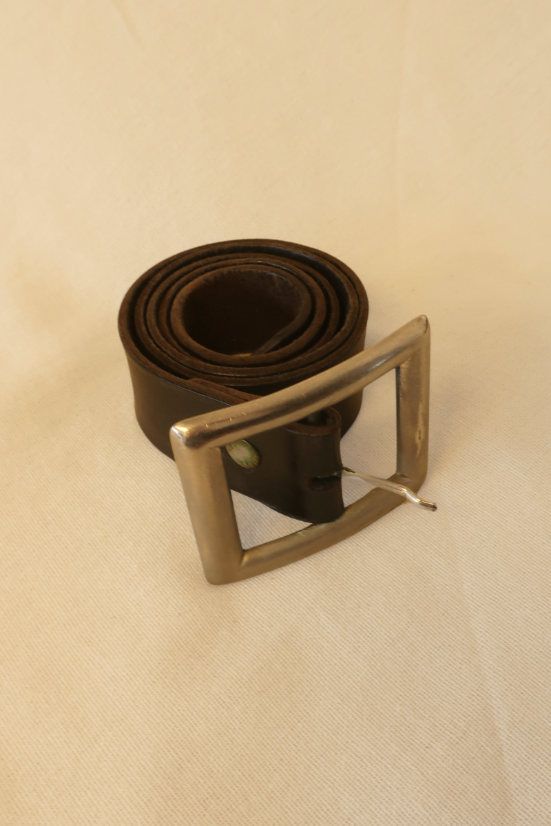 Vintage Belt - Charcoal Brown