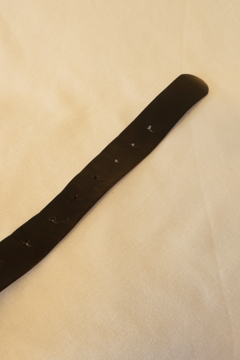 Vintage Belt - Charcoal Brown