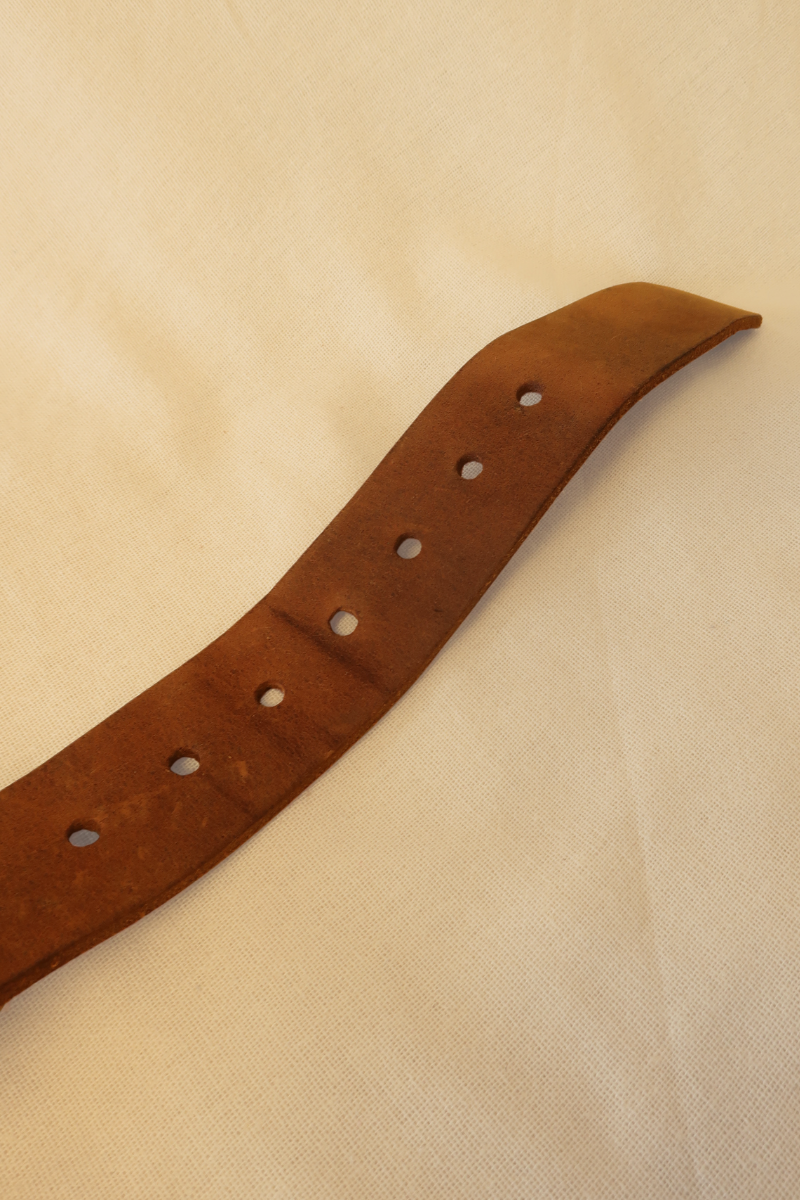 Vintage Belt - Chunky Camel Brown