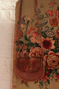 Vintage Bag - Embossed Floral Leather