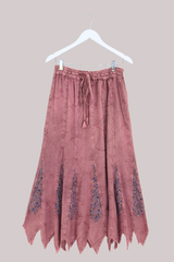 Pixie Maxi Skirt in Berry Pink - Free Size
