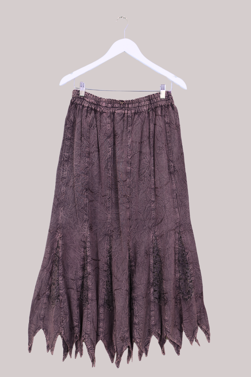 Pixie Maxi Skirt in Lilac Haze - Free Size
