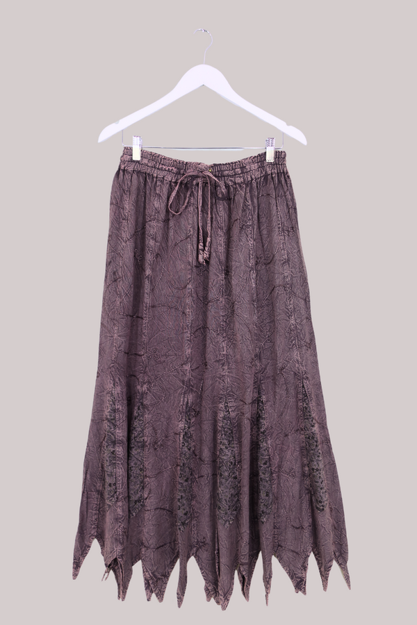 Pixie Maxi Skirt in Lilac Haze - Free Size by All About Audrey