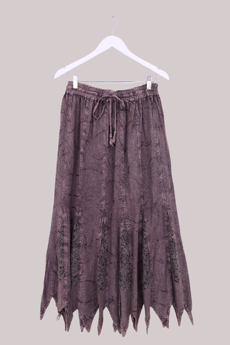 Pixie Maxi Skirt in Lilac Haze - Free Size by All About Audrey