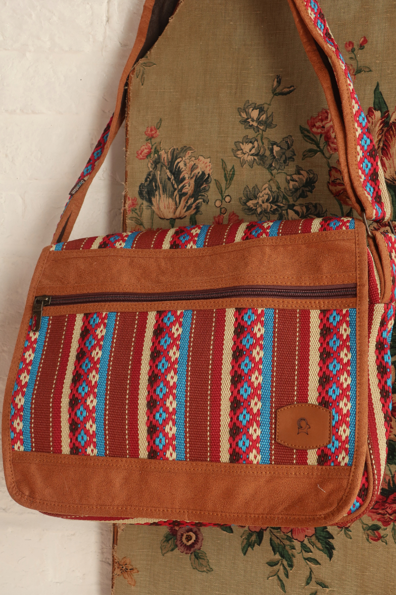 Vintage Bag - Paint Box Book Bag