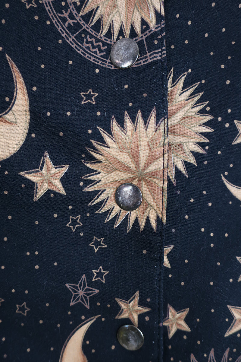Vintage Celestial Oracle Waistcoat - Size L by All About Audrey