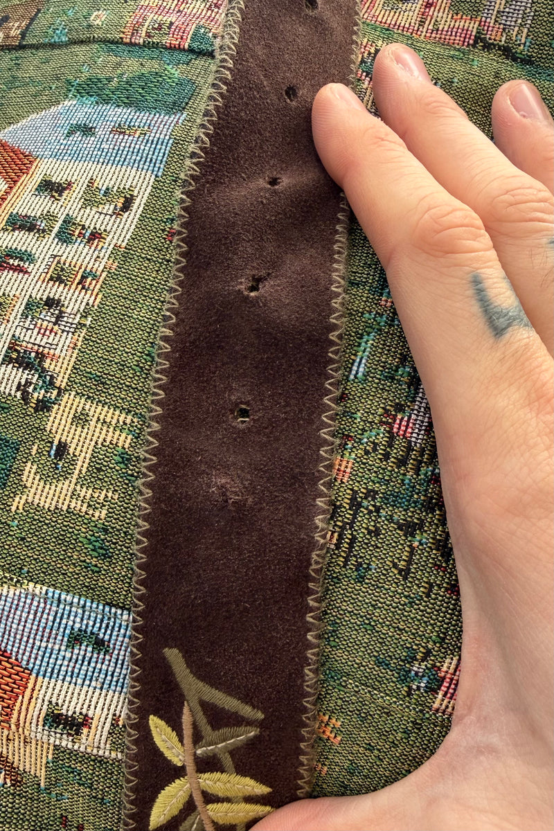 Vintage Belt - Embroidered Flower Garland