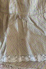 Vintage Skirt - Organic Pastel Prairie Pinstripe - Size XS-S