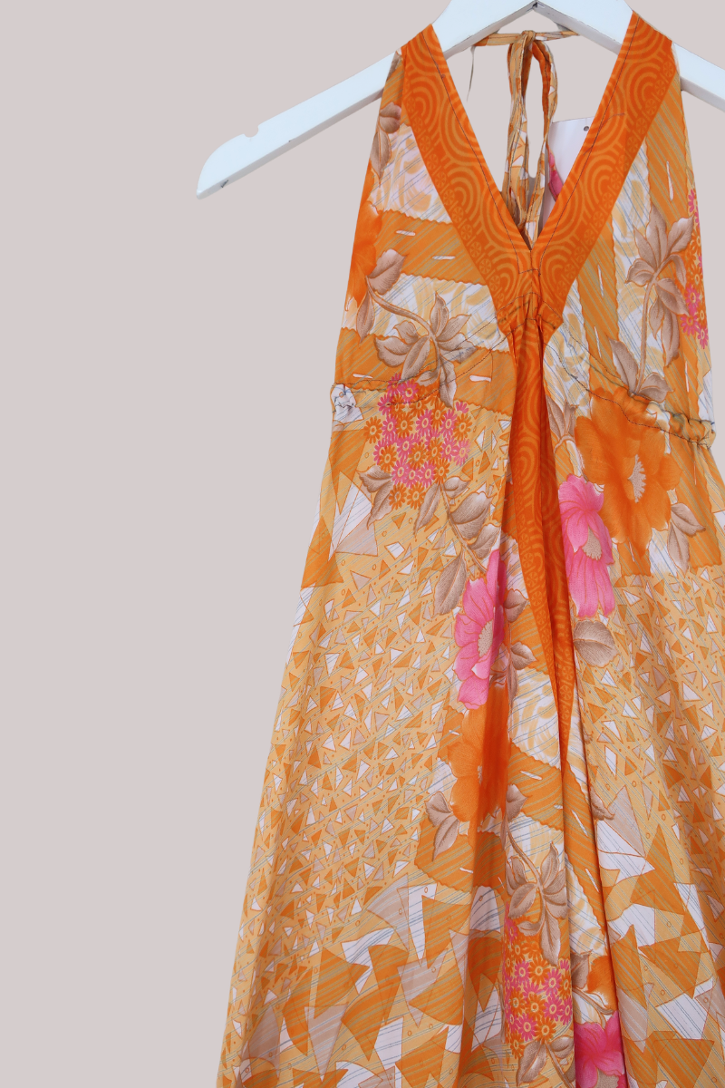 Medusa Harem Jumpsuit in Clementine Abstract Florals - Free Size M/L