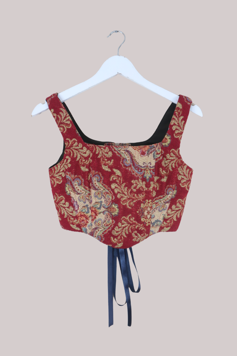 Antoinette Tapestry Corset in Moulin Rouge