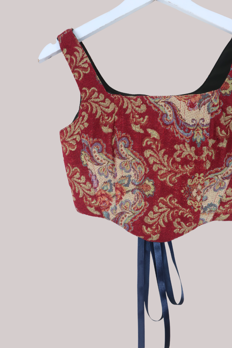 Antoinette Tapestry Corset in Moulin Rouge