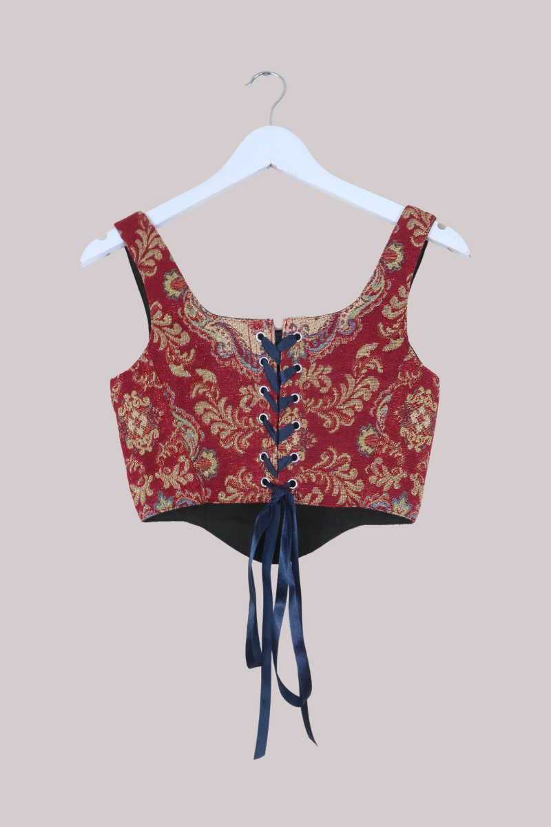 Antoinette Tapestry Corset in Moulin Rouge