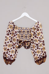 Ariel Top - Vintage Sari - Spring Chicken - Free Size