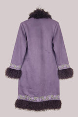 Fleetwood Embroidered Penny Lane Coat in Silver Springs Lilac