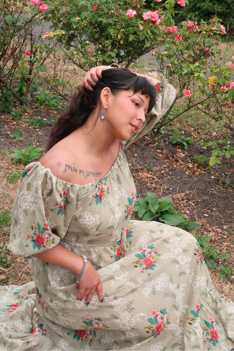 Rebecca Maxi Dress in Garden Of Eden