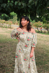 Rebecca Maxi Dress in Garden Of Eden