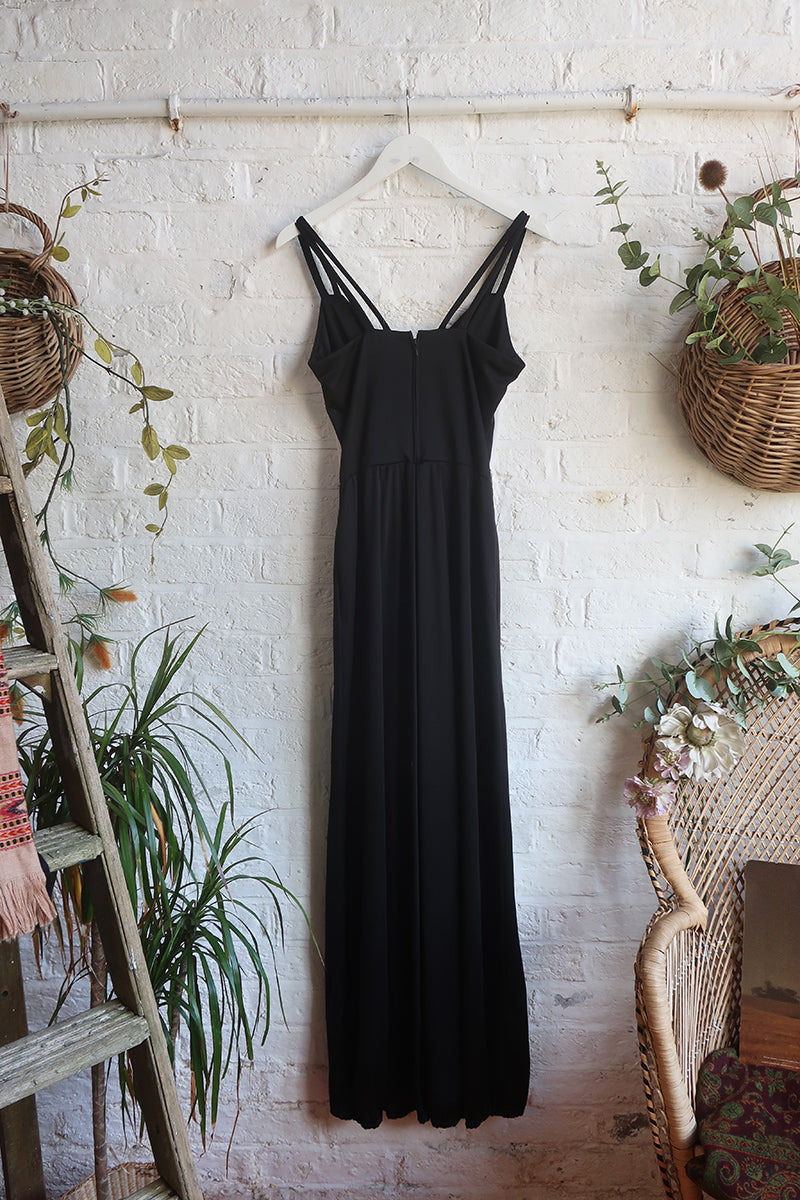 SALE | Vintage Jumpsuit - Black & White Balloon Leg - Size S by All About Audrey