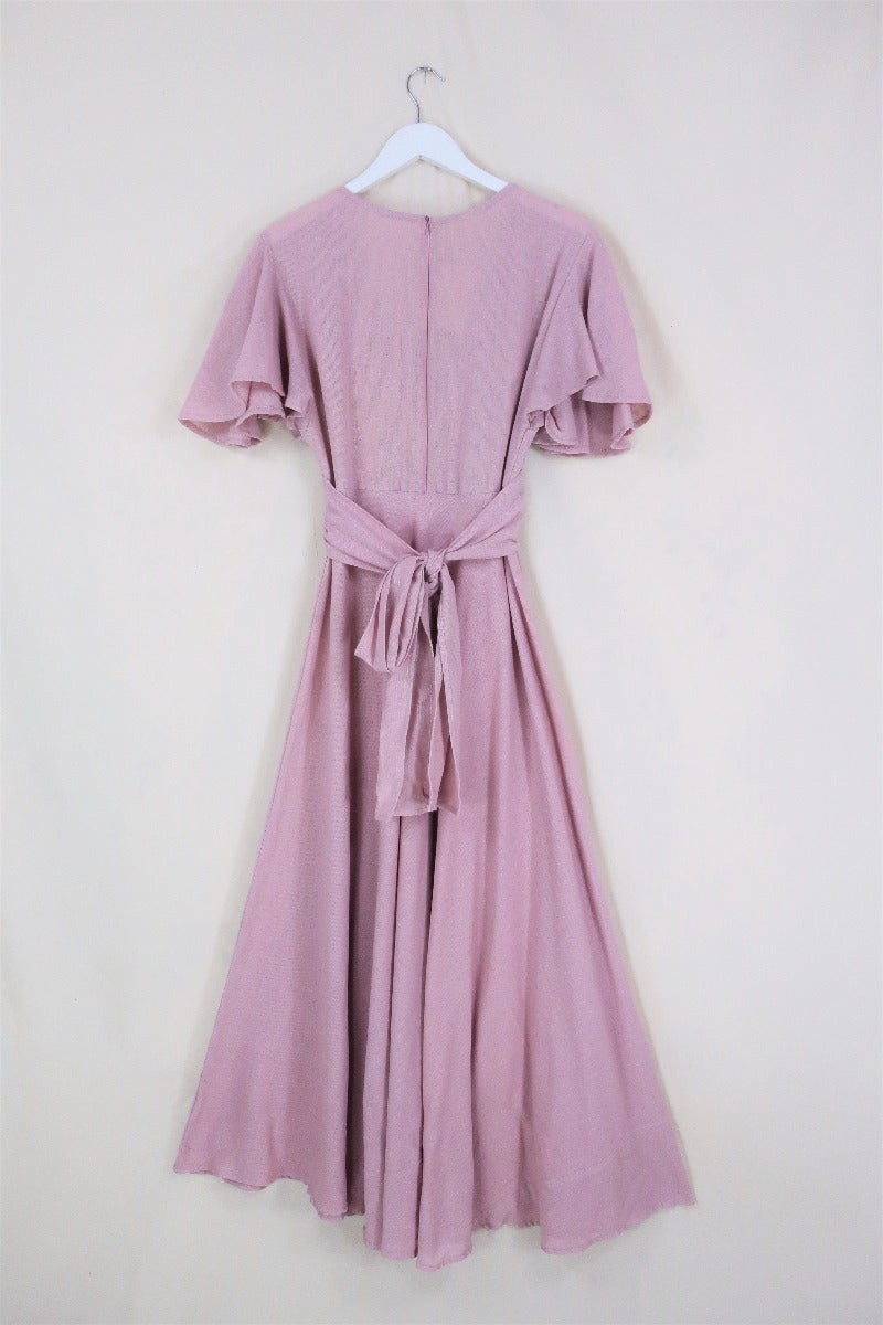 Margot Maxi Dress in Sherbet Pink By All About Audrey