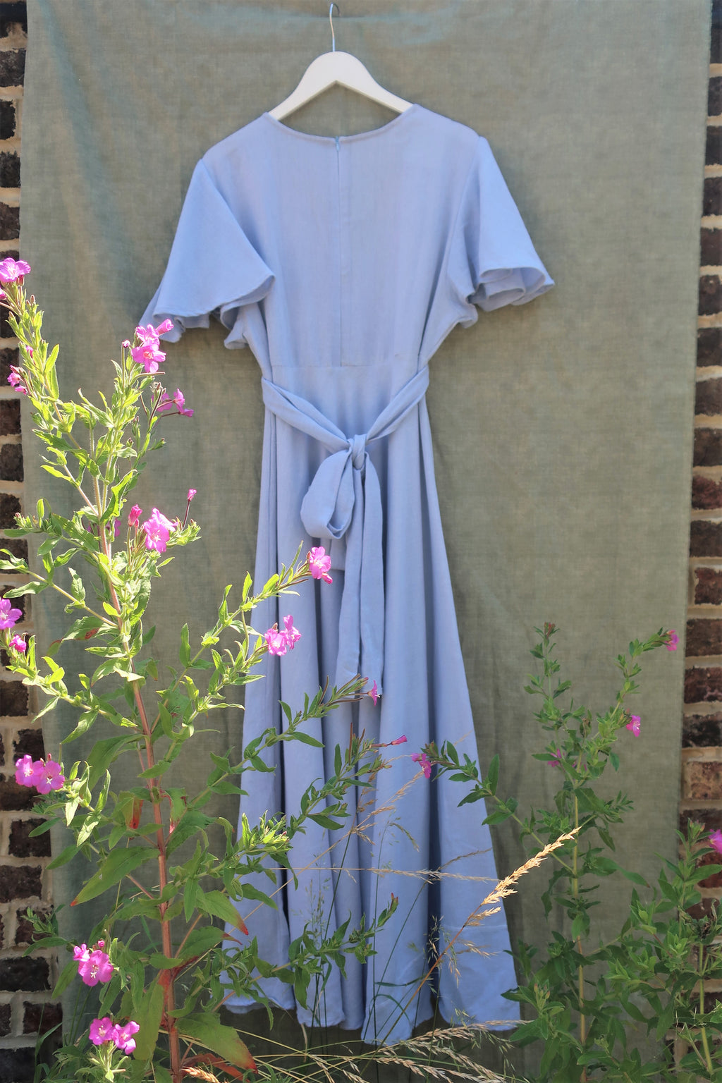 Margot 70s Boho Maxi Dress in Cornflower Blue | All About Audrey All About Audrey Vintage Boutique Margot 70s Boho Maxi Dress in Cornflower Blue | All About Audrey All About Audrey Vintage Boutique